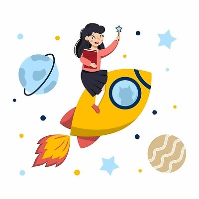 EPS 해외이미지 캐릭터 교육 별 어린이 여행 일러스트 하늘 책 독서 우주 행성 로켓 만화 교과서 은하계 공상 영웅 환상 해외202310 해외일러스트 일러캐릭터 자연요소 컨셉 교재 사람 파일형식 벡터