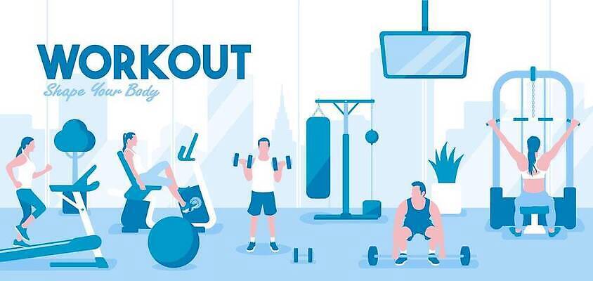 EPS 해외이미지 캐릭터 라이프스타일 배너 스포츠 포즈 백그라운드 운동화 컨셉 신체 일러스트 근육 휴식 건강 사람 운동복 운동 스트레칭 아령 플랫 몸무게 만화 보디빌딩 연습 체육관 근육질 런닝머신 장면 체조 바디케어 운동가 벡터 해외202310 해외일러스트 일러캐릭터 옷 신발 생활 운동기구 헬스 몸매 파일형식