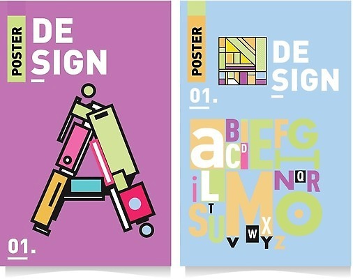 EPS 해외이미지 도형 알파벳 포스터 백그라운드 일러스트 추상 타이포그라피 사람없음 컬러풀 화려 해외202310 해외일러스트 문자 영어 컬러 컨셉 무늬 파일형식 벡터