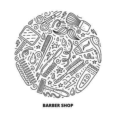 EPS 해외이미지 손 디자인 배너 포스터 별 선 백그라운드 일러스트 유리 뷰티 상점 화장품 거울 장비 소용돌이 흰색 붓 머리빗 점 원형 떨어짐 낙서 번개 드라이어 만화 미용사 스케치 이발 콧수염 윤곽 손그림 면도기 이발소 고립 구성 돌봄 스타일링 이발사 벡터 해외202310 해외일러스트 자연요소 도형 직업 컬러 컨셉 모션 재질 날씨 수염 미술 신체부위 위생용품 회오리 미용용품 뷰티샵 파일형식