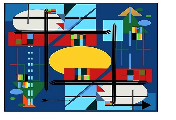 EPS 해외이미지 모양 백그라운드 일러스트 추상 그래픽 장식 빨간색 파란색 빛 컬러풀 숫자 우주 희망 흰색 화가 기하학 스타일 벡터 해외202310 해외일러스트 직업 문자 감정 컬러 무늬 파일형식