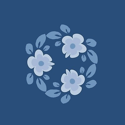 EPS 해외이미지 식물 디자인 꽃 백그라운드 일러스트 프레임 내부 책 공책 타일 정사각형 손수건 엘리먼트 항목 해외202310 해외일러스트 도형 문구용품 파일형식 벡터