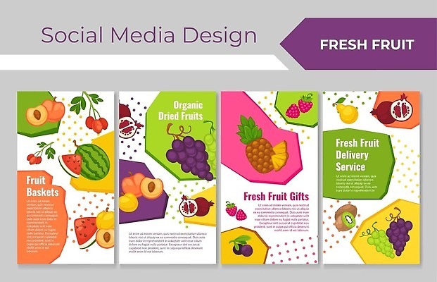 EPS 해외이미지 디자인 농업 일러스트 포도 수박 사람없음 물방울무늬 파인애플 복숭아 석류 자두 소셜미디어 해외202310 해외일러스트 산업 무늬 과일 열대과일 파일형식 벡터