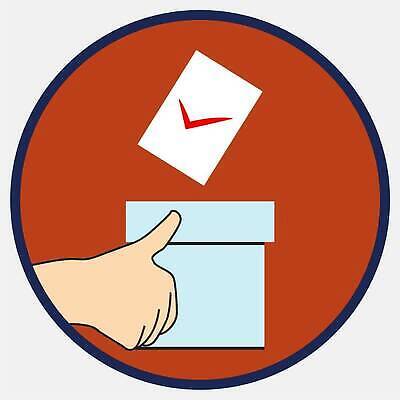 EPS 해외이미지 손 종이 캠페인 조각 일러스트 빨간색 파란색 상자 파티 경쟁 엄지손가락 선택 역 컨테이너 투표 선거 민주주의 심볼 서식 문서 시민 대통령 설문지 승인 정부 후보 해외202310 해외일러스트 산업 컬러 컨셉 손가락 교통시설 이벤트 신체부위 국민 파일형식 벡터