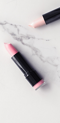 포토 JPG 해외이미지 분홍색 백그라운드 사람없음 립스틱 두개 대리석 해외202310 해외포토 컬러 2 재료 화장품 파일형식