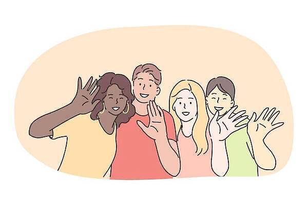 EPS 해외이미지 백인 캐릭터 학생 라이프스타일 여자 남자 행복 흑인 컨셉 일러스트 함께함 서기 미소 사람 친구 검은색 우정 기쁨 그룹 플랫 만화 다문화 커뮤니티 섞기 소셜 해외202310 해외일러스트 일러캐릭터 레이스천 서양인 감정 컬러 관계 모션 표정 생활 직물 사회이슈 파일형식 벡터