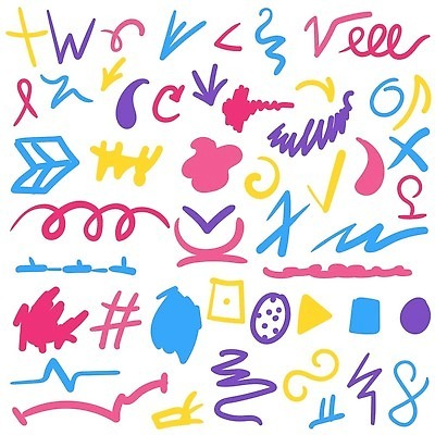 EPS 해외이미지 모양 템플릿 디자인 배너 선 백그라운드 패턴 일러스트 추상 잉크 아이디어 미술 그래픽 장식 세트 컬러풀 페인트 물감 직물 떨어짐 낙서 그래피티 인쇄 스케치 수집 심볼 그림 질감 긍정 손그림 강렬 고립 그런지 엘리먼트 벡터 해외202310 해외일러스트 컬러 컨셉 무늬 문화예술 미술도구 파일형식