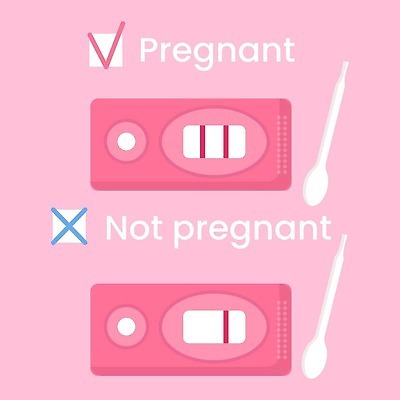 EPS 해외이미지 여자 선 분홍색 조각 일러스트 가족 엄마 설계 설명 약 임산부 임신 장비 아기 막대기 플랫 결과 분석 보따리 긍정 조립 고립 부정적 벡터 해외202310 해외일러스트 감정 컬러 컨셉 의학 관계 모션 사람 파일형식