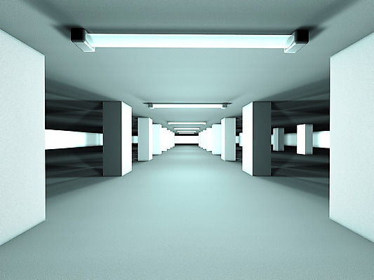 JPG 해외이미지 하늘색 백그라운드 전등 사람없음 3D 공간 기둥 해외포토 포토 건축 조명 파란색 디지털합성 파일형식