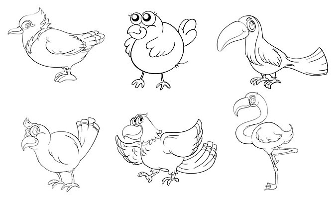 EPS 해외이미지 클립아트 동물 템플릿 디자인 실루엣 백그라운드 날개 일러스트 조류 오리 미술 그래픽 물 반려동물 흰색 그리기 그룹 낙서 6 스케치 깃털 그림 앵무새 예술가 타조 고립 많음 해외202004 해외일러스트 자연요소 컬러 컨셉 모션 문화예술 촬영기법 숫자 파일형식 벡터