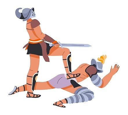 EPS 해외이미지 디자인 문화 일러스트 사람 건물 힘 경쟁 경기장 이탈리아 무대 골동품 역사 칼 공격 로마 군용 싸움 전쟁 콜로세움 육군 방패 영웅 병정 전사 갑옷 랜드마크 로마인 옛날 원형극장 전설 제국 필승 검투사 벡터 해외202310 해외일러스트 직업 건축물 유럽 컨셉 스포츠시설 모션 군대 인종 우승 보호장비 극장 파일형식