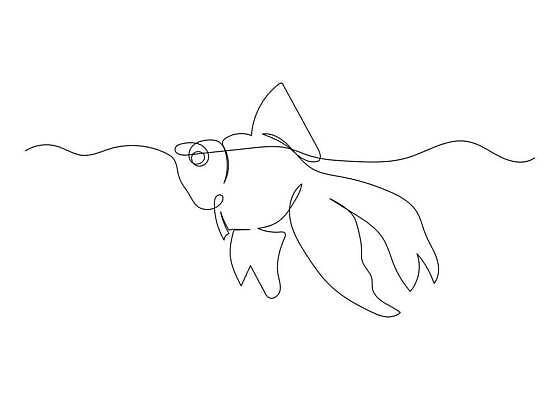 EPS 해외이미지 동물 디자인 선 바다 일러스트 어류 미술 장식 낙서 만화 스케치 그림 윤곽 엘리먼트 벡터 반복 해외202310 해외일러스트 문화예술 수중동물 파일형식