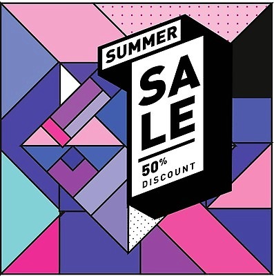 EPS 해외이미지 도형 디자인 선 조각 일러스트 추상 사람없음 컬러풀 세일 물방울무늬 점 기하학 해외202310 해외일러스트 컬러 무늬 파일형식 벡터