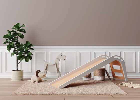 포토 JPG 해외이미지 식물 인형 실내 사람없음 내부 인테리어 바구니 카펫 공간 목마 미끄럼틀 편안함 해외202310 해외포토 디자인 감각 놀이기구 파일형식