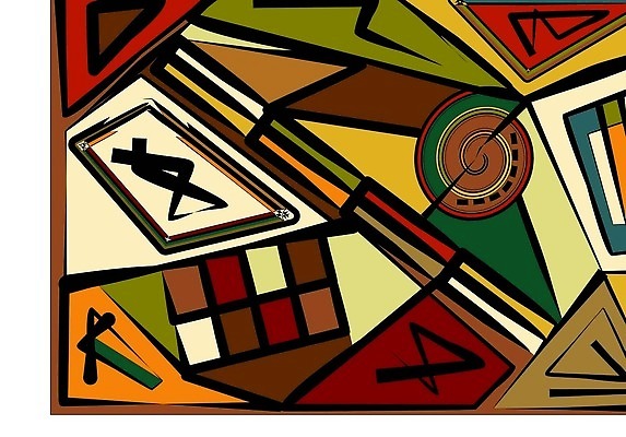 EPS 해외이미지 모양 디자인 백그라운드 일러스트 모션 추상 미술 그래픽 장식 초록색 갈색 검은색 희망 소용돌이 그림 기하학 평야 스타일 벡터 해외202310 해외일러스트 감정 컬러 무늬 자연 문화예술 회오리 파일형식