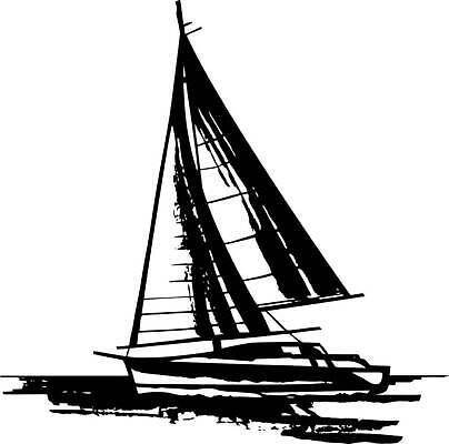 EPS 해외이미지 선 요트 일러스트 사람없음 돛단배 스케치 돛 해외202310 해외일러스트 배_교통 미술 파일형식 벡터