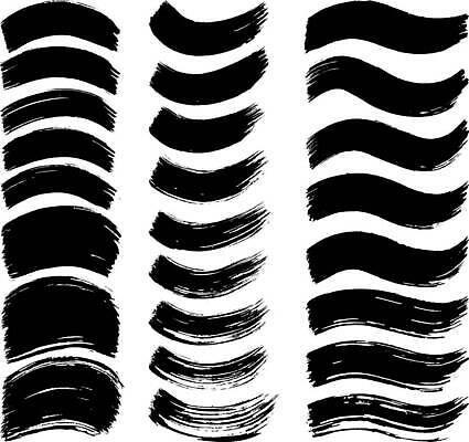 EPS 해외이미지 모양 전통 손 배너 종이 선 스티커 곡선 일러스트 잉크 미술 그래픽 세트 펜 세일 검은색 페인트 흐름 흰색 붓 얼룩 수집 마스카라 질감 페인트붓 고립 그런지 엘리먼트 자취 타격 벡터 해외202310 해외일러스트 컬러 컨셉 모션 문화예술 신체부위 필기구 화장품 파일형식