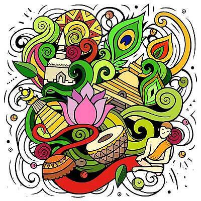 EPS 해외이미지 동물 디자인 꽃 포스터 아시아 컬러 여행 불교 일러스트 요가 자연 코끼리 연꽃 동양인 장식 컬러풀 야자수 사찰 거북이 낙서 그래피티 공작 만화 엽서 손그림 코코넛 모음 구성 랜드마크 사리탑 스리랑카 이국적 힌두교 해외202310 해외일러스트 나무 식물 웰빙 나라 종교 과일 포유류 종교건축 파충류 조류 인종 탑 편지 그림 생태계 파일형식 벡터