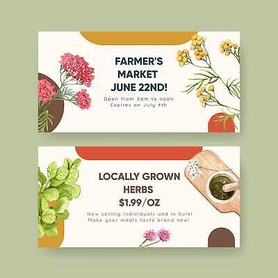 EPS 해외이미지 가로배너 일러스트 사람없음 허브 절구 해외202310 해외일러스트 식물 배너 가로 도구 파일형식 벡터