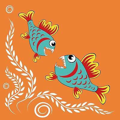 EPS 해외이미지 디자인 백그라운드 일러스트 포장 모바일 어류 내부 책 세계 수중 공책 직물 어플리케이션 만화 정사각형 나쁜 스타일링 엘리먼트 포식 항목 스타일 해외202310 해외일러스트 도형 문구용품 수중동물 파일형식 벡터