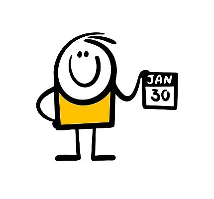 EPS 해외이미지 전신 캐릭터 남자 행복 일러스트 한명 들기 성인 달력 심플 1월 성인남자한명만 해외202310 해외일러스트 일러캐릭터 1 감정 모션 사람 날짜 남자한명만 성인남자만 파일형식 벡터