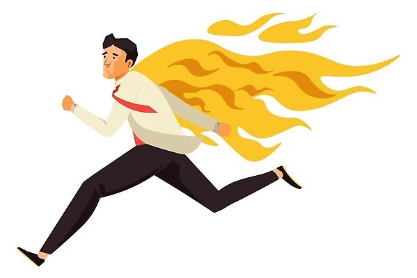 EPS 해외이미지 전신 남자 일러스트 비즈니스 불 한명 정장 성인 달리기 찡그림 지각 울상 성인남자한명만 해외202310 해외일러스트 자연요소 1 옷 모션 표정 사람 남자한명만 성인남자만 파일형식 벡터