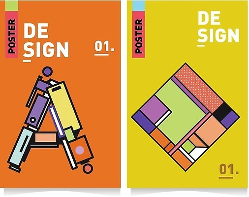 EPS 해외이미지 도형 알파벳 포스터 백그라운드 일러스트 추상 타이포그라피 사람없음 컬러풀 화려 해외202310 해외일러스트 문자 영어 컬러 컨셉 무늬 파일형식 벡터