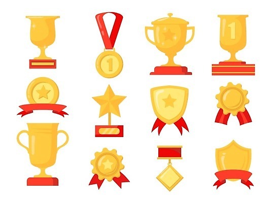EPS 해외이미지 디자인 별 리본 스포츠 일러스트 비즈니스 성공 컵 빨간색 빛 세트 금속 경쟁 축하 우승 황금 플랫 졸업장 대표 상패 트로피 메달 심볼 사인 리더 배지 대회 명예 휘장 고립 승자 증명서 챔피언 프리미엄 필승 벡터 해외202310 해외일러스트 자연요소 식기 컬러 컨셉 졸업 재질 최고 상_우승 상_상패 파일형식