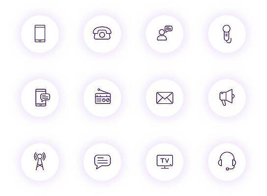 EPS 해외이미지 디자인 선 컬러 인터넷 일러스트 비즈니스 통신 모바일 대화 사람 노트북 스마트폰 컴퓨터 세트 픽토그램 지구본 보라색 검은색 공책 웹 흰색 원형 메시지 이메일 연결 심볼 사인 윤곽 주소 UI 고립 인터페이스 벡터 해외202310 해외일러스트 도형 문구용품 말하기 전자제품 핸드폰 스마트기기 파일형식
