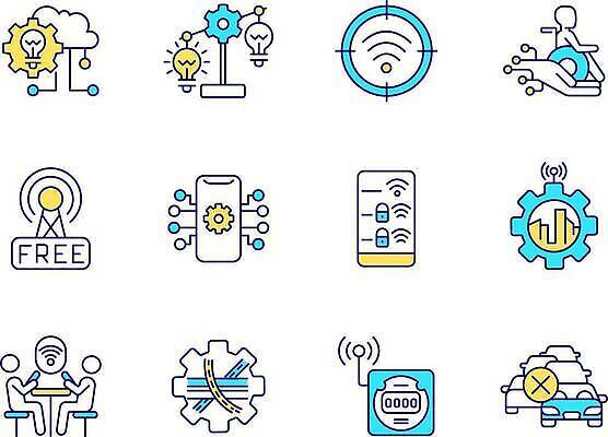 EPS 해외이미지 클립아트 디자인 공공시설 산업 선 컬러 컨셉 인터넷 일러스트 통신 미래 미술 건물 세트 픽토그램 환경 디지털 웹 도시 네트워크 플랫 연결 만화 무선전화기 스마트 심볼 와이파이 윤곽 팩 온라인 혁명 고립 센서 얇은 엘리먼트 활자 벡터 해외202310 해외일러스트 건축물 문화예술 화장품 전화기 시설 무선인터넷 활자판 파일형식