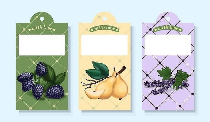 EPS 해외이미지 일러스트 사람없음 초록색 세트 꼬리표 라벨 보라색 빈티지 잼 서양배 블랙베리 베이지색 블랙커런트 커런트 핸드메이드 카피스페이스 해외202310 해외일러스트 열매 컬러 컨셉 과일 프레임 공백 배_과일 소스_음식 파일형식 벡터
