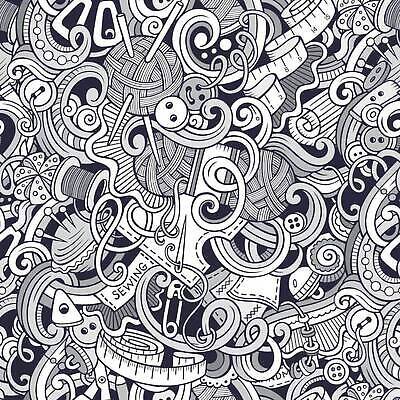 EPS 해외이미지 직업 디자인 옷 산업 일러스트 장신구 추상 창조 취미 장식 유행 라벨 장비 도구 바늘 뜨개질 작업실 실 낙서 바느질 스케치 천 심볼 라인아트 땀 테이프 손그림 실타래 자수 수공예 재단 디테일 해외202310 해외일러스트 선 무늬 문구용품 프레임 미술 직물 공예 파일형식 벡터