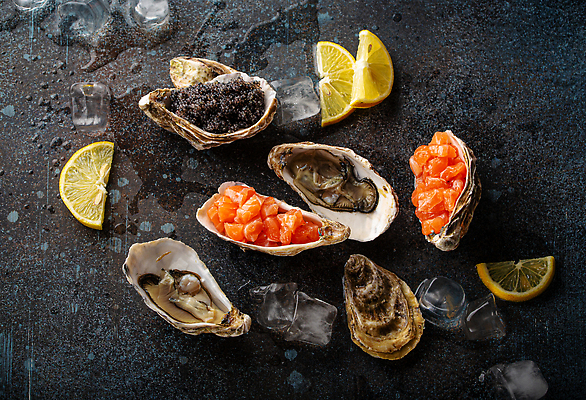 포토 JPG 해외이미지 어패류 사람없음 얼음 굴 신선 레몬 해산물 연어 캐비아 해외202310 해외포토 자연요소 동물 과일 식재료 어류 파일형식