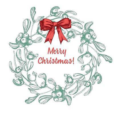EPS 해외이미지 열매 리본 크리스마스 겨울 일러스트 프레임 사람없음 초록색 분위기 리스장식 크리스마스리스 해외202310 해외일러스트 식물 계절 기념일 컬러 컨셉 장식 화환 파일형식 벡터