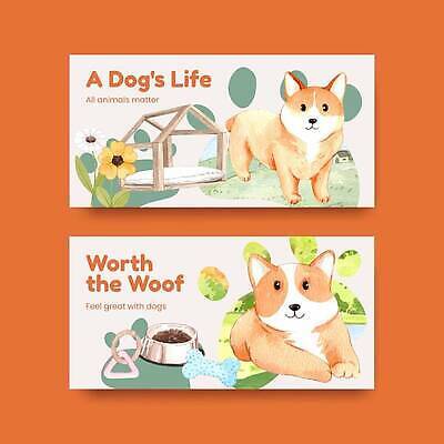 EPS 해외이미지 꽃 반려견 두마리 일러스트 사람없음 세트 강아지 질감 애견용품 개발바닥 개밥그릇 웰시코기 해외일러스트 반려용품 식물 그릇 2 반려동물 개 오브젝트 발바닥 파일형식 벡터