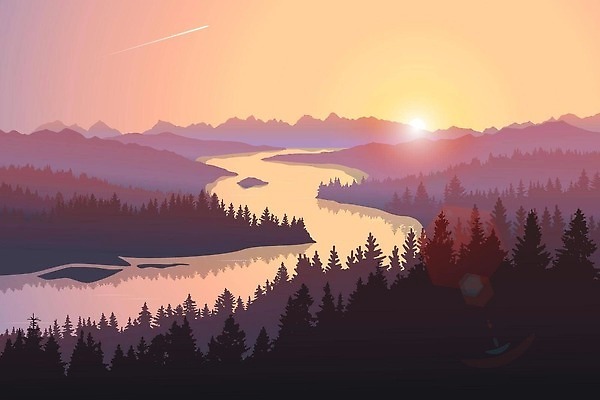 EPS 해외이미지 나무 공원 실루엣 호수 섬 여행 일러스트 자연 아침 휴가 새로움 산 파노라마 야외 물 빛 강 태양 뷰티 평화 일출 환경 일몰 새벽 캠핑 하이킹 탐험 정상 저녁 숲 땅 언덕 산등성이 윤곽 장면 멀리 발견 내추럴 절정 벡터 해외202310 해외일러스트 주간 자연요소 식물 공공시설 컨셉 레저 촬영기법 노을 야간 생태계 파일형식