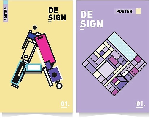 EPS 해외이미지 도형 알파벳 포스터 백그라운드 일러스트 추상 타이포그라피 사람없음 컬러풀 화려 해외202310 해외일러스트 문자 영어 컬러 컨셉 무늬 파일형식 벡터