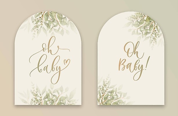 EPS 해외이미지 식물 행복 잎 일러스트 캘리그라피 붓터치 사랑 사람없음 파티 축하 엽서 번짐 초대 엘리먼트 베이비샤워 해외202310 해외일러스트 감정 컨셉 이벤트 편지 파일형식 벡터 효과