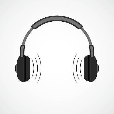 EPS 해외이미지 디자인 실루엣 음악 이어폰 일러스트 전자제품 디지털 검은색 헤드폰 소리 장비 심볼 오디오 스테레오 고립 벡터 해외202310 해외일러스트 컬러 음향기기 문화예술 촬영기법 파일형식