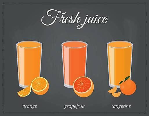 EPS 해외이미지 오렌지 일러스트 귤 사람없음 주스 카페 오렌지주스 자몽 메뉴판 자몽주스 해외202310 해외일러스트 음료 과일 상점 과일주스 파일형식 벡터