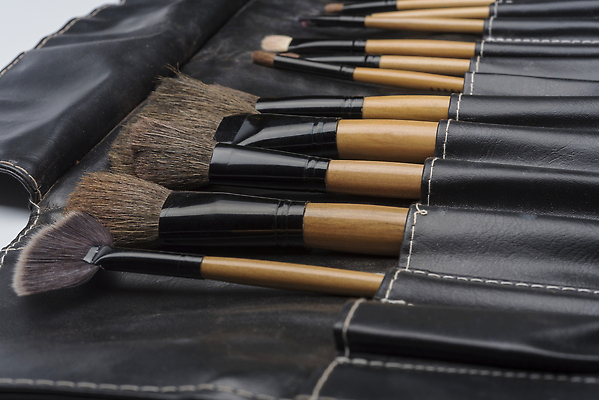 포토 JPG 해외이미지 컬러 사람없음 세트 상자 뷰티 페인트 화장품 도구 공구 붓 상품 정상 가루 예술가 스킨케어 내추럴 해외202310 해외포토 파일형식