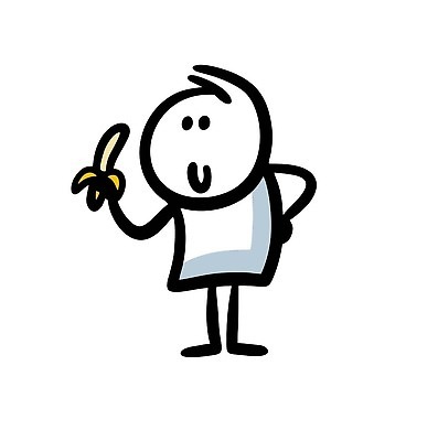 EPS 해외이미지 전신 캐릭터 남자 행복 일러스트 바나나 한명 들기 성인 심플 성인남자한명만 해외202310 해외일러스트 일러캐릭터 1 감정 과일 모션 사람 남자한명만 성인남자만 파일형식 벡터