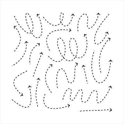 EPS 해외이미지 화살표 점선 곡선 일러스트 사람없음 세트 검은색 다양 낙서 방향 라인아트 손그림 엘리먼트 해외202310 해외일러스트 선 컬러 다수 파일형식 벡터