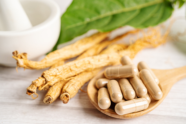 포토 JPG 해외이미지 건강 사람없음 알약 약 숟가락 인삼 허브 유기농 절구 절구방아 해외202310 해외포토 식물 웰빙 의학 수저 도구 삼 파일형식