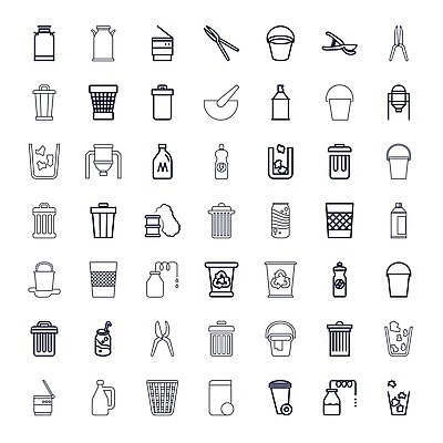 EPS 해외이미지 디자인 음료 백그라운드 일러스트 흡연 통 세트 환경 정원 페인트 재활용 장비 우유 에너지 쓰레기통 도구 캔 쓰레기 폐기물 컨테이너 양동이 심볼 오브젝트 사인 탱크 분무기 낭비 삭제 고립 소다 벡터 해외202310 해외일러스트 산업 컨셉 유제품 담배 친환경 파일형식