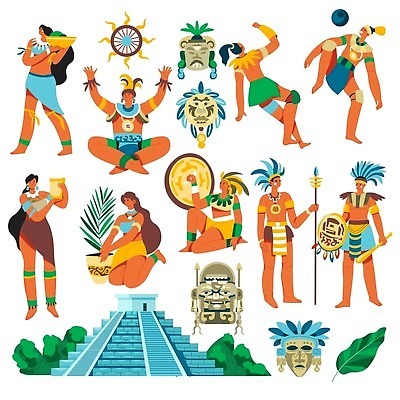 EPS 해외이미지 캐릭터 전통 디자인 종교 문화 얼굴 일러스트 멕시코 가면 사람 장식 미국 의식 영혼 역사 원주민 인도인 피라미드 다문화 신화 희생 유카탄 마야 부족 고고학 고립 숭배 아즈텍 잉카 페루 벡터 해외202310 해외일러스트 일러캐릭터 외국인 건축물 교육 컨셉 북아메리카 동양인 신체부위 남아메리카 아프리카인 사회이슈 마야문명 랜드마크 파일형식