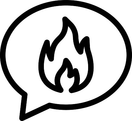 EPS 해외이미지 템플릿 디자인 컨셉 인터넷 일러스트 회사 비즈니스 통신 불 불꽃 말하기 대화 그래픽 거품 뜨거움 메시지 심볼 서비스 소셜 스팸 채팅 벡터 포럼 해외202310 해외일러스트 자연요소 모션 토론 파일형식