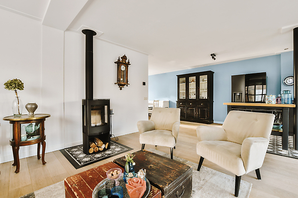 포토 JPG 해외이미지 식물 의자 탁자 유리병 사람없음 인테리어 카펫 공간 방 서랍장 벽난로 냉장고 괘종시계 해외202310 해외포토 디자인 시계 가구 병_용기 가전제품 파일형식