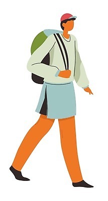 EPS 해외이미지 라이프스타일 남자 행복 스포츠 여행 일러스트 배낭 자국 휴가 건강 사람 성인 취미 야외 여름 운동 여행객 걷기 산책 트래킹 하이킹 장비 탐험 은퇴 오르기 봉 백패커 절정 하이커 벡터 해외202310 해외일러스트 계절 감정 가방 모션 레저 휴식 생활 파일형식