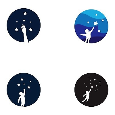 EPS 해외이미지 실루엣 별 일러스트 사람모양 사람없음 원형 심볼 손뻗기 해외202310 해외일러스트 자연요소 모양 도형 모션 촬영기법 파일형식 벡터